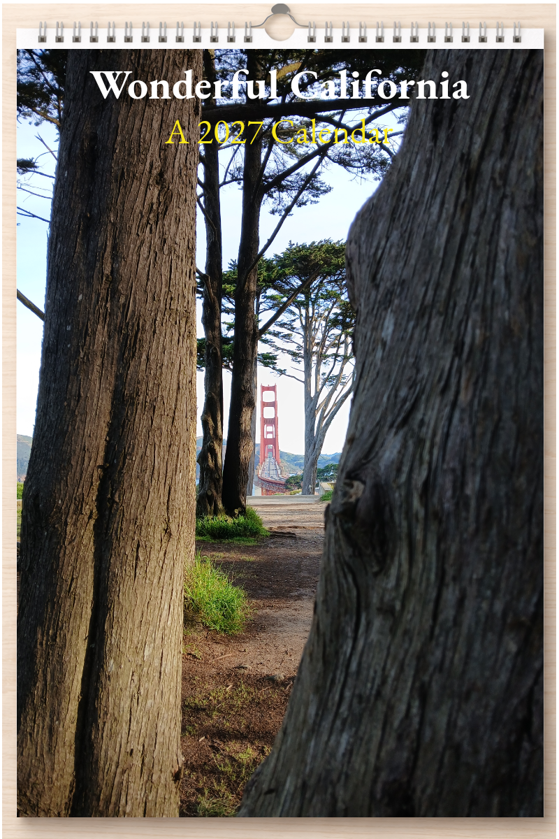 Wonderful California: A 2027 Calendar
