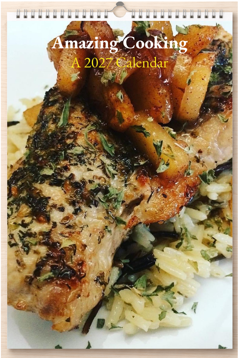 Amazing Cooking: A 2027 Calendar