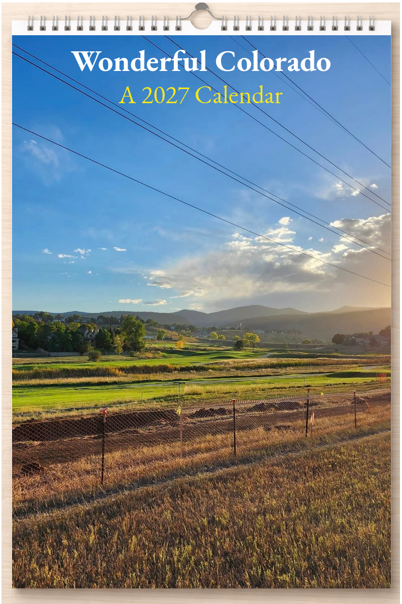 Wonderful Colorado: A 2027 Calendar