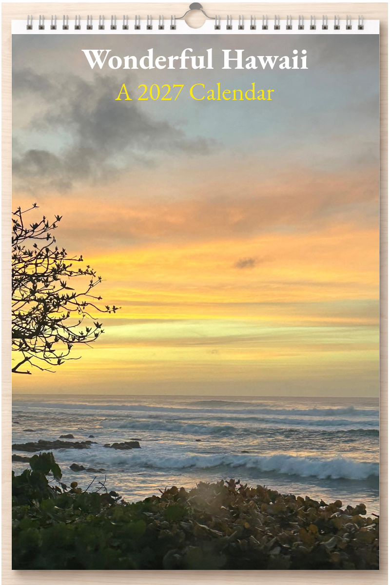 Wonderful Hawaii: A 2027 Calendar