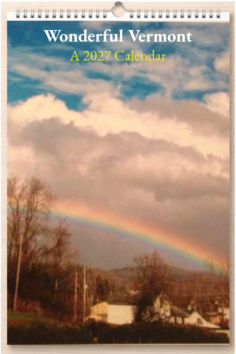 Wonderful Vermont: A 2027 Calendar