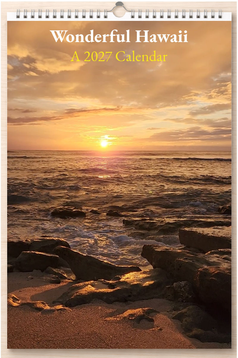 Wonderful Hawaii: A 2027 Calendar