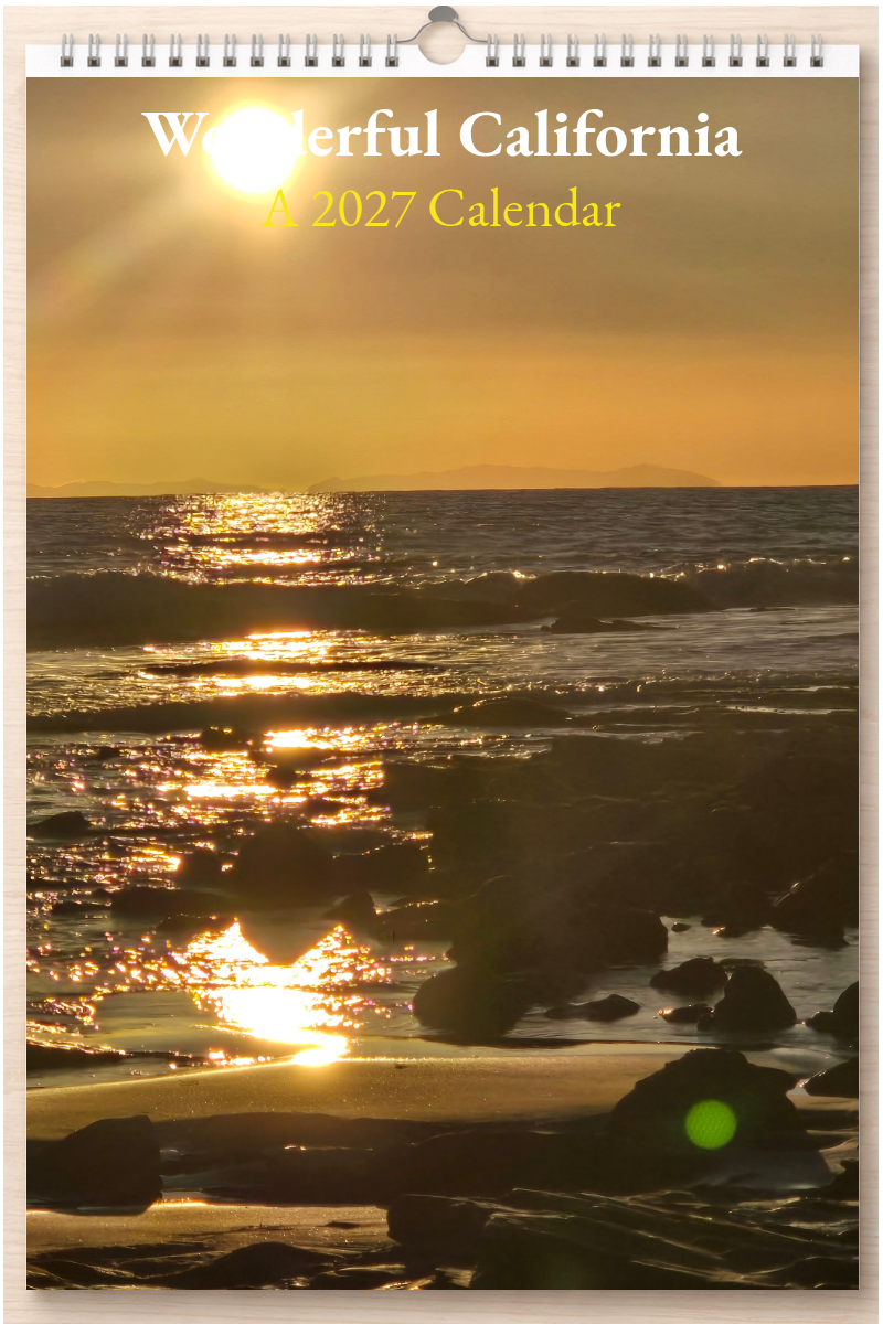 Wonderful California: A 2027 Calendar