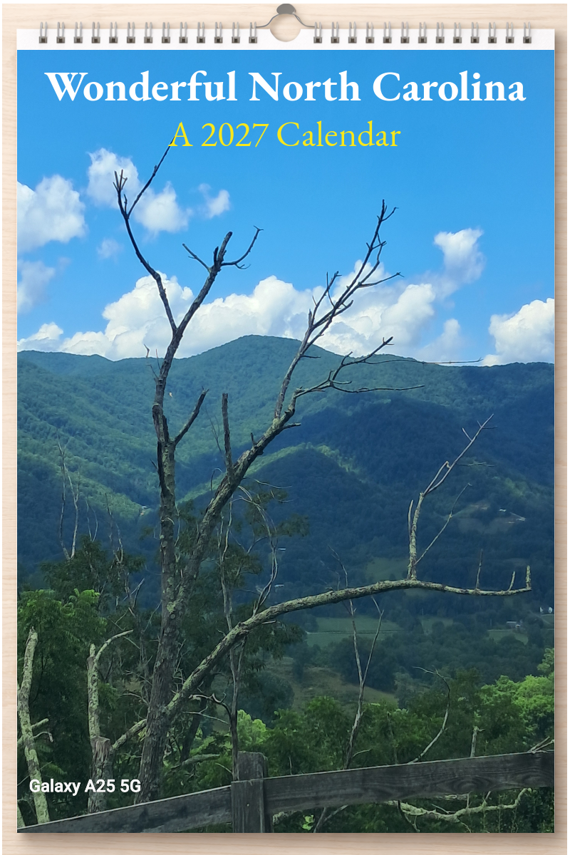 Wonderful North Carolina: A 2027 Calendar