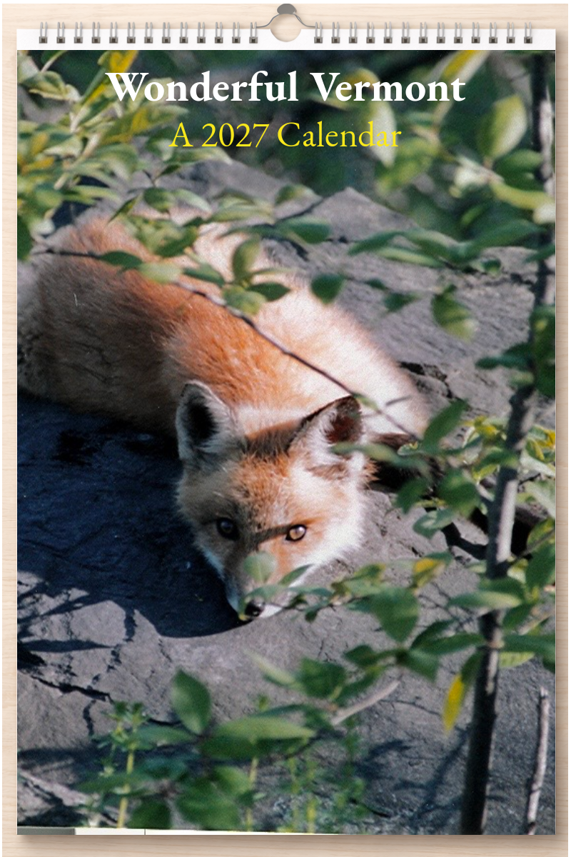Wonderful Vermont: A 2027 Calendar
