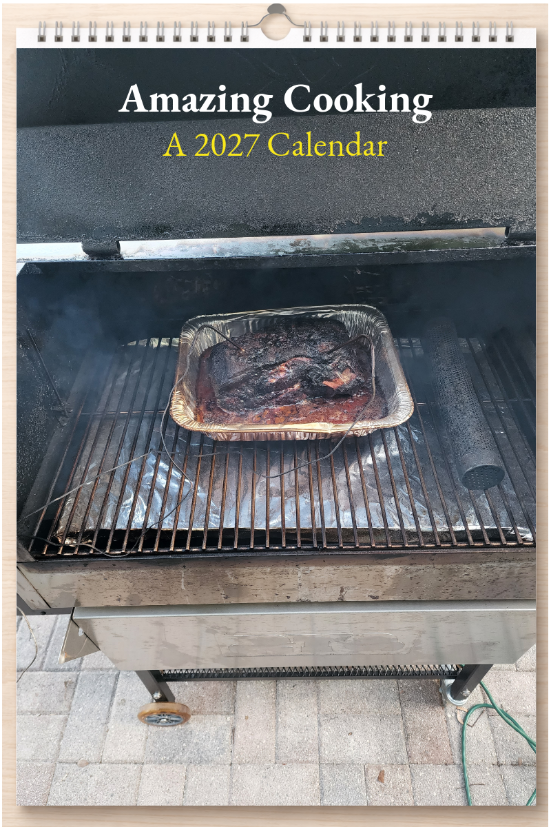 Amazing Cooking: A 2027 Calendar
