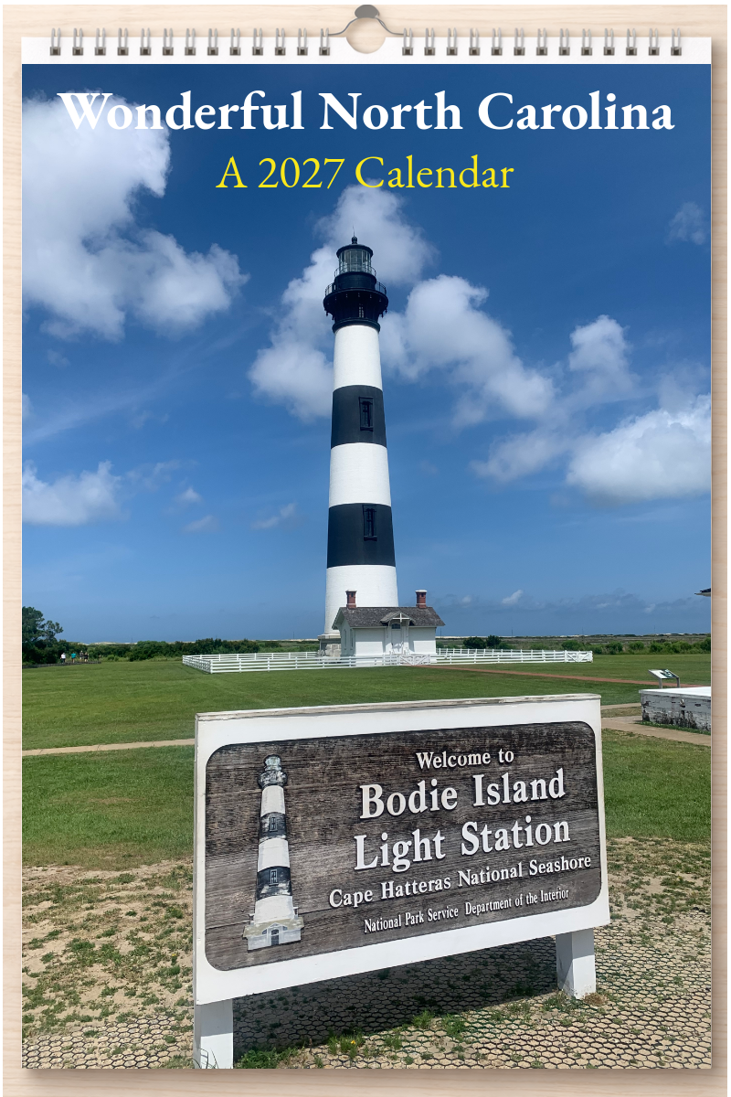 Wonderful North Carolina: A 2027 Calendar
