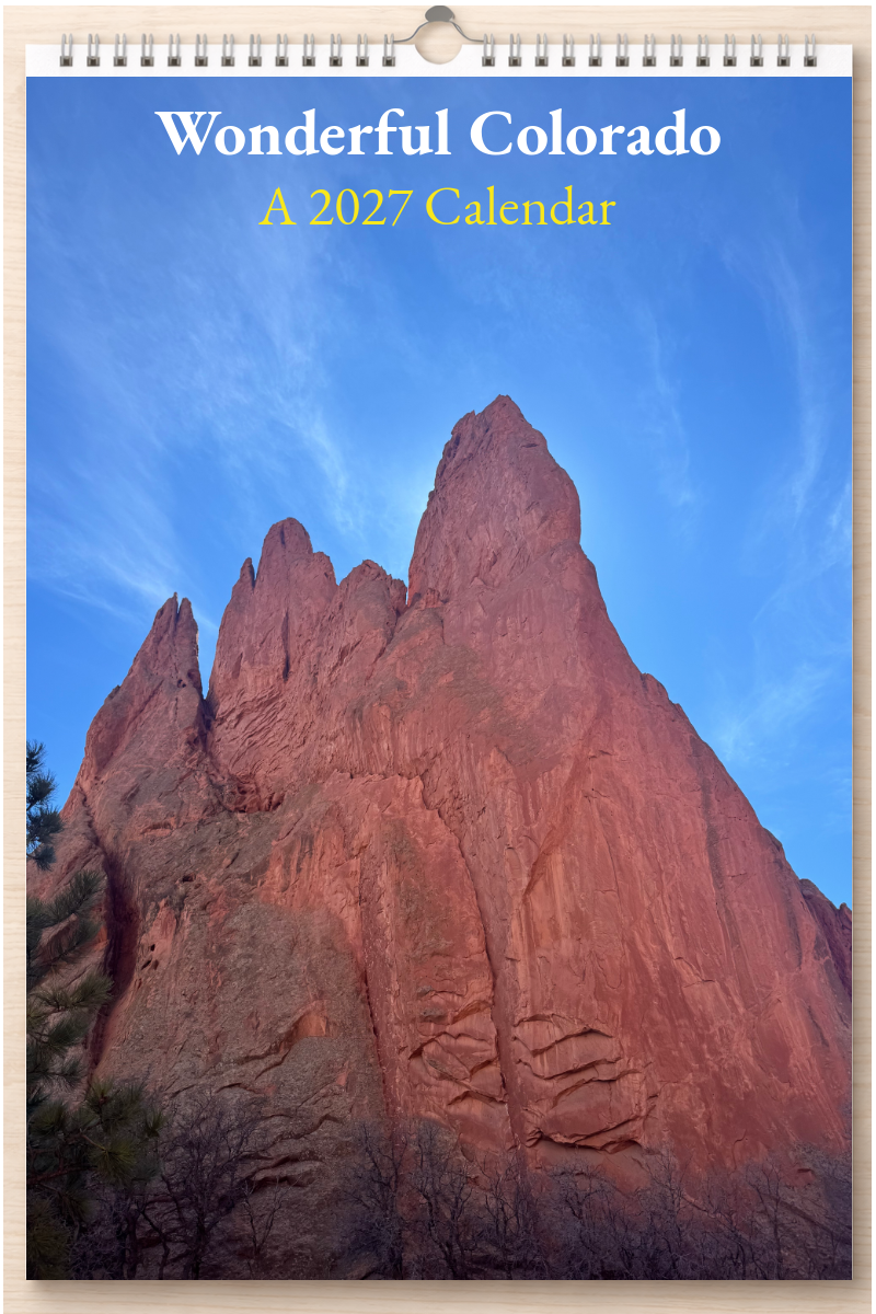 Wonderful Colorado: A 2027 Calendar