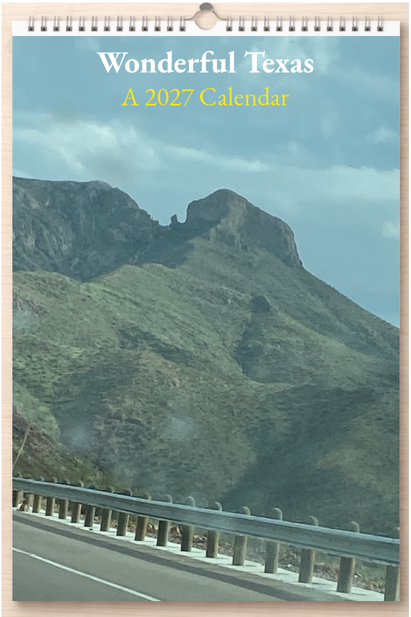 Wonderful Texas: A 2027 Calendar
