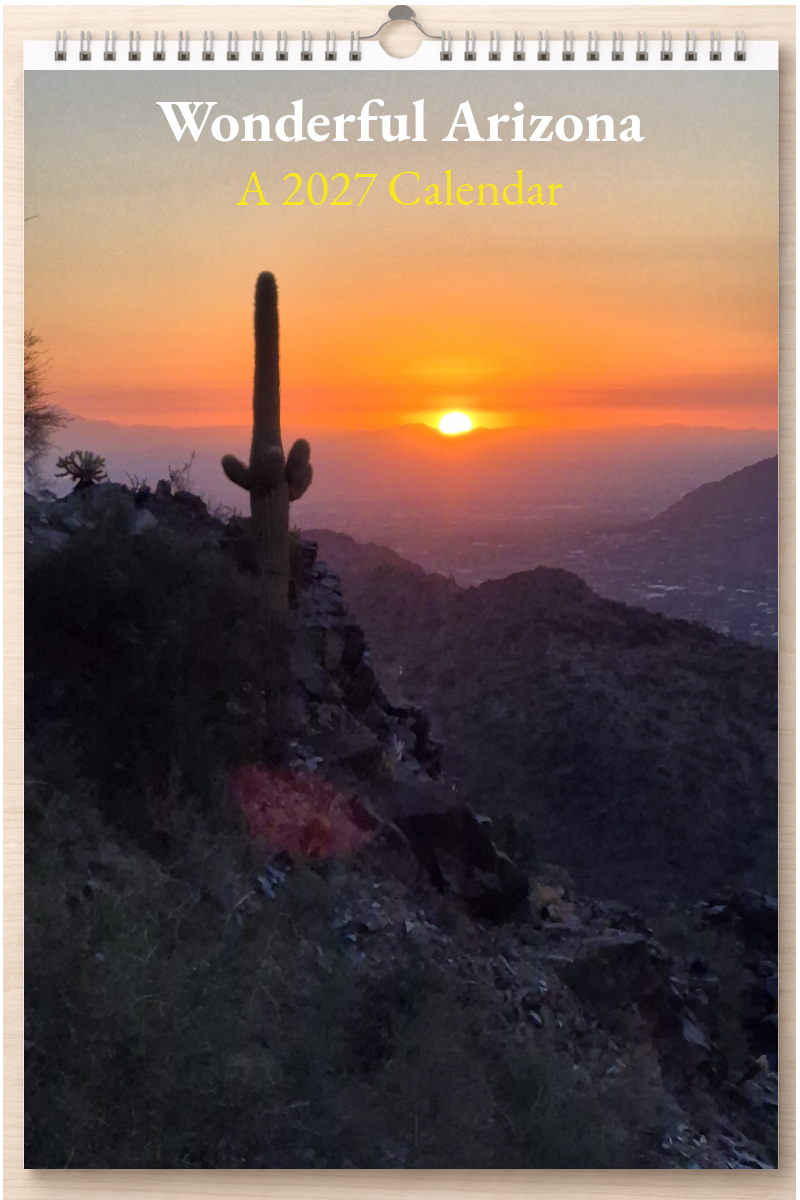 Wonderful Arizona: A 2027 Calendar
