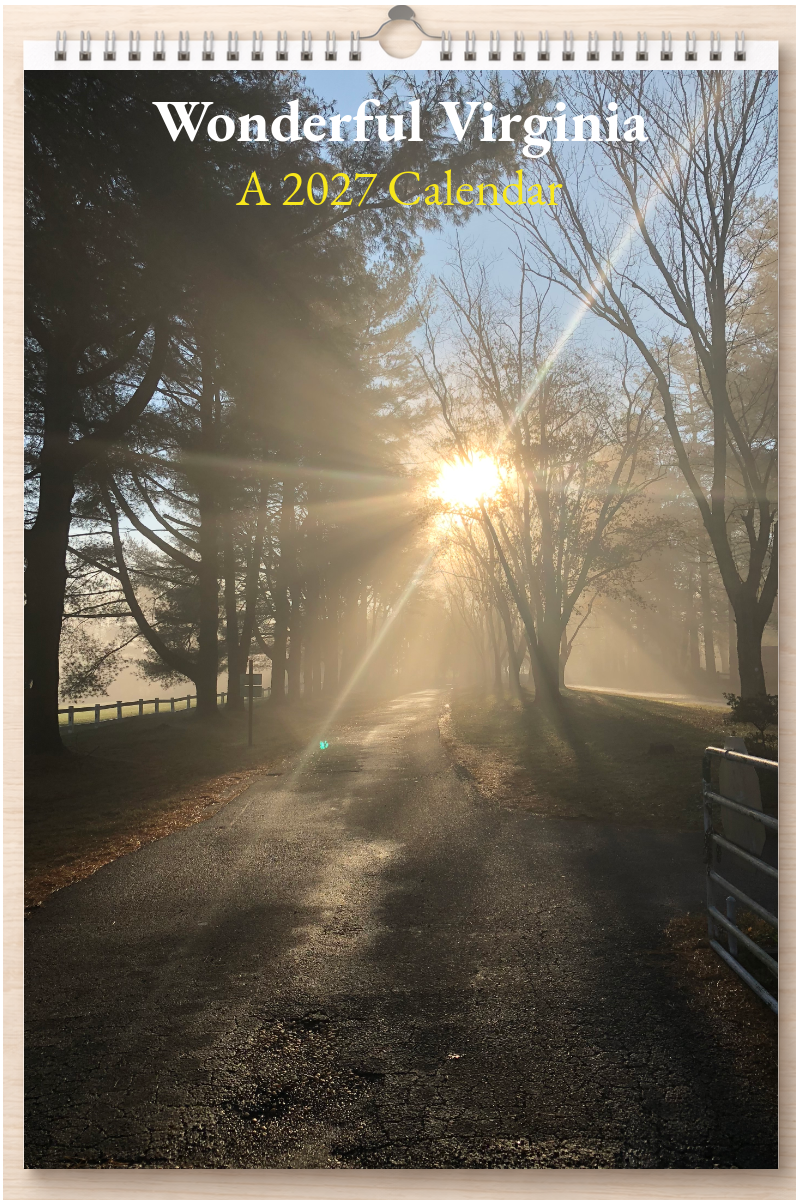 Wonderful Virginia: A 2027 Calendar
