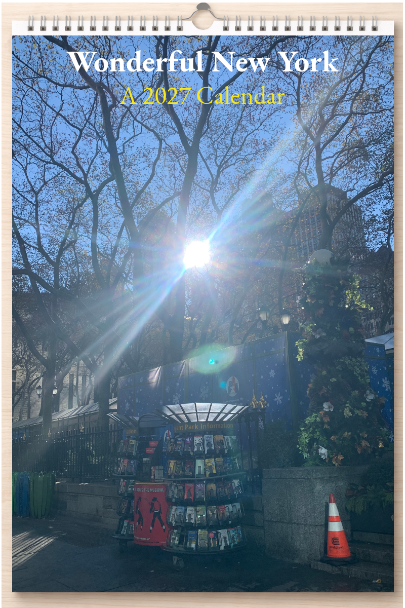 Wonderful New York: A 2027 Calendar