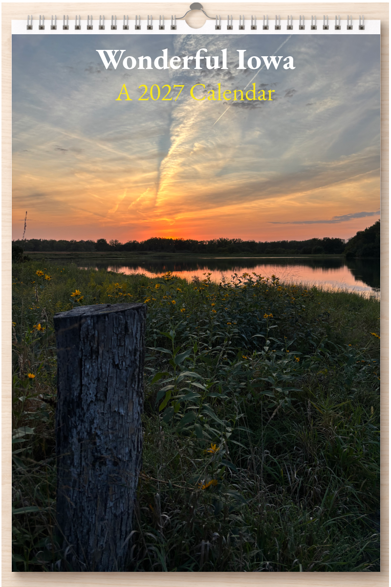 Wonderful Iowa: A 2027 Calendar