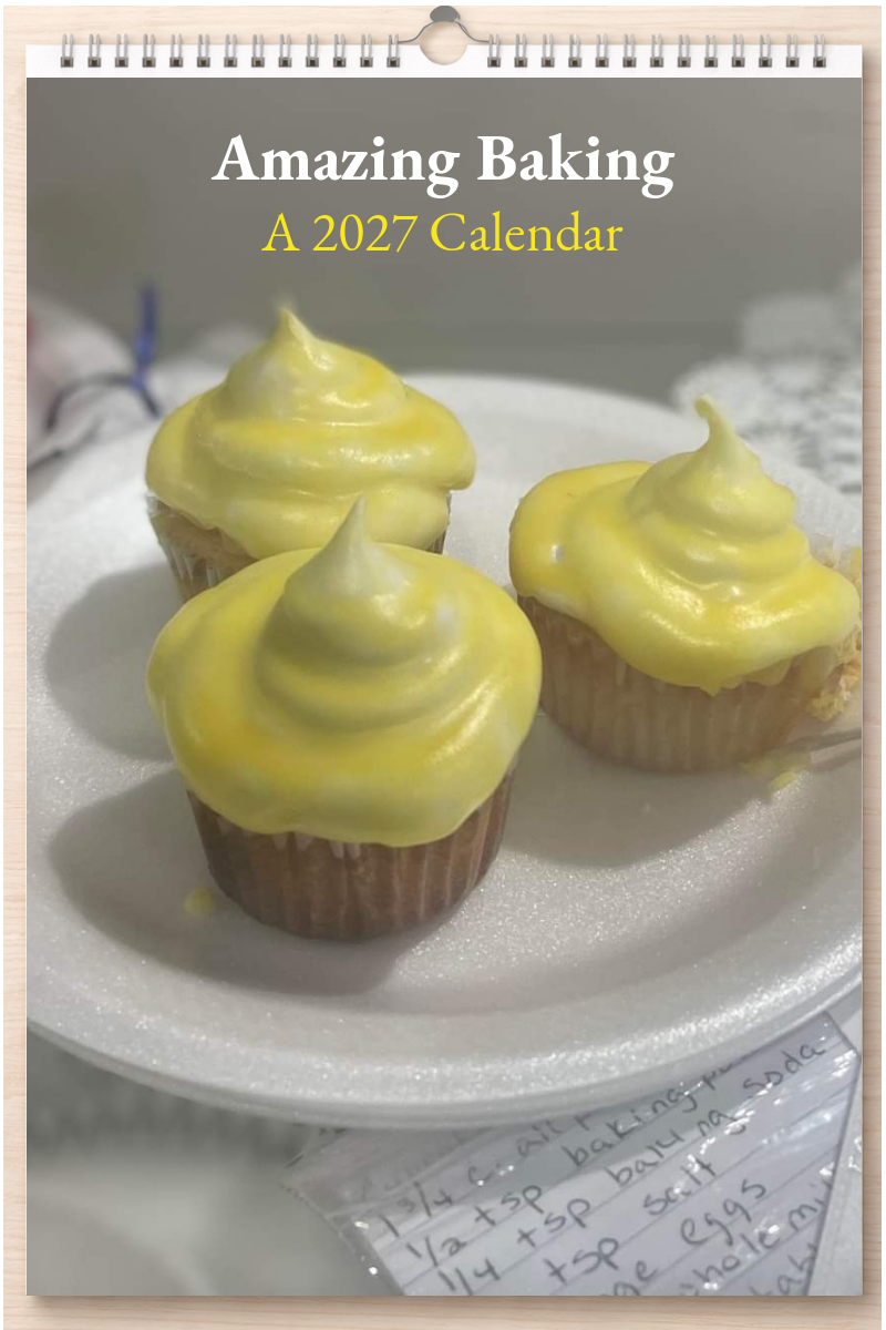 Amazing Baking: A 2027 Calendar