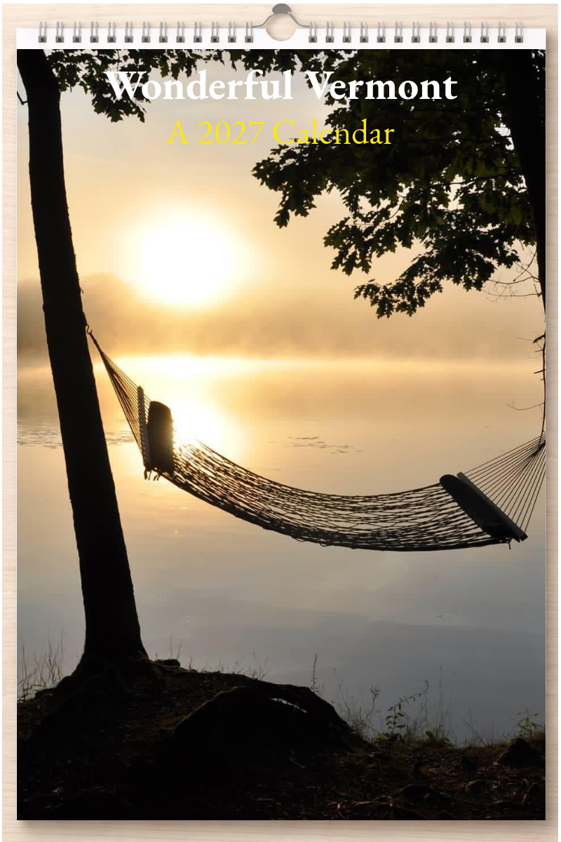 Wonderful Vermont: A 2027 Calendar