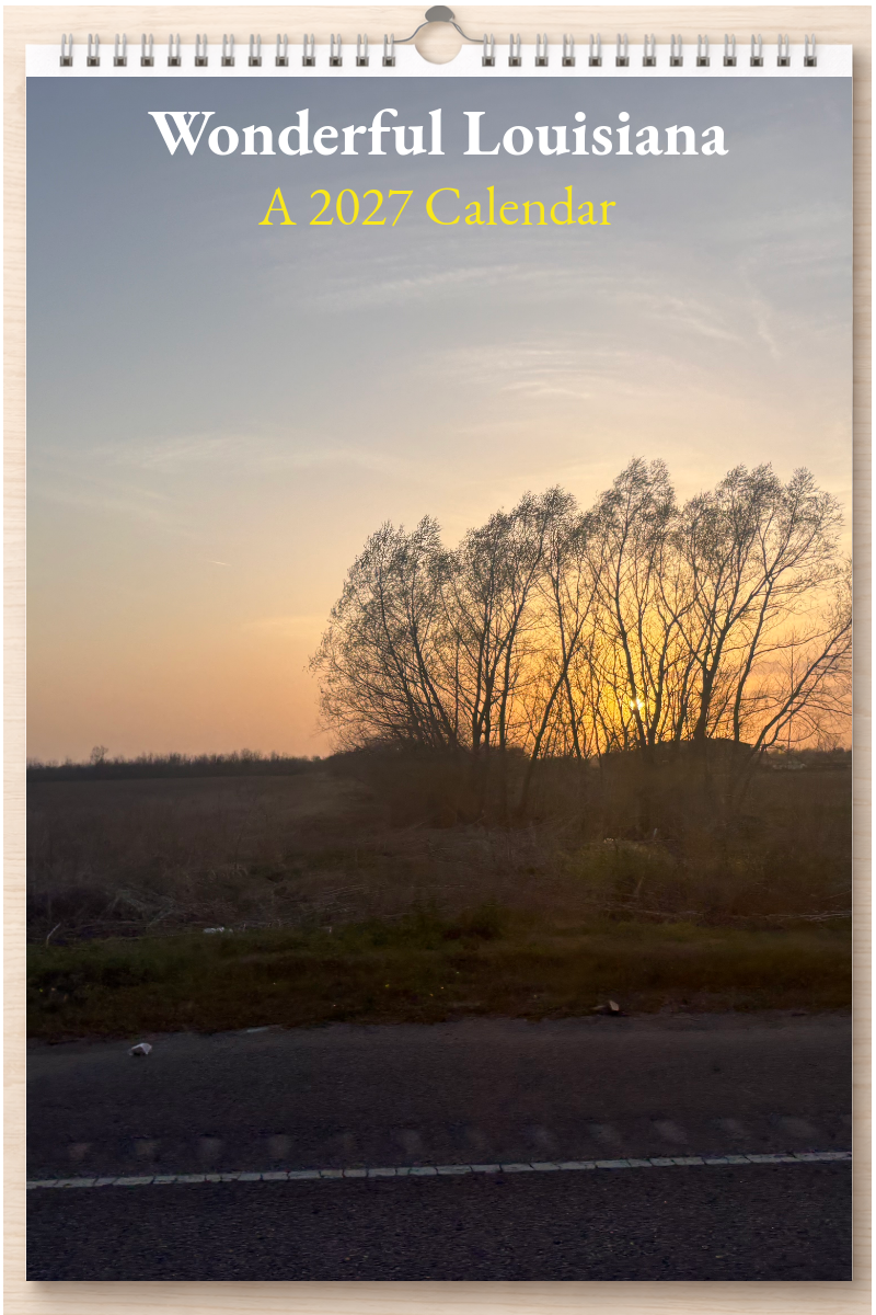 Wonderful Louisiana: A 2027 Calendar