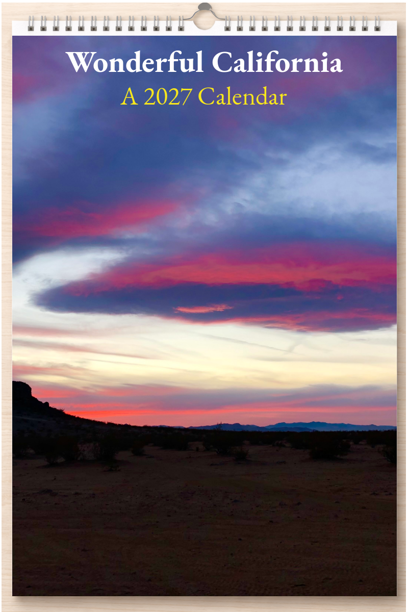 Wonderful California: A 2027 Calendar