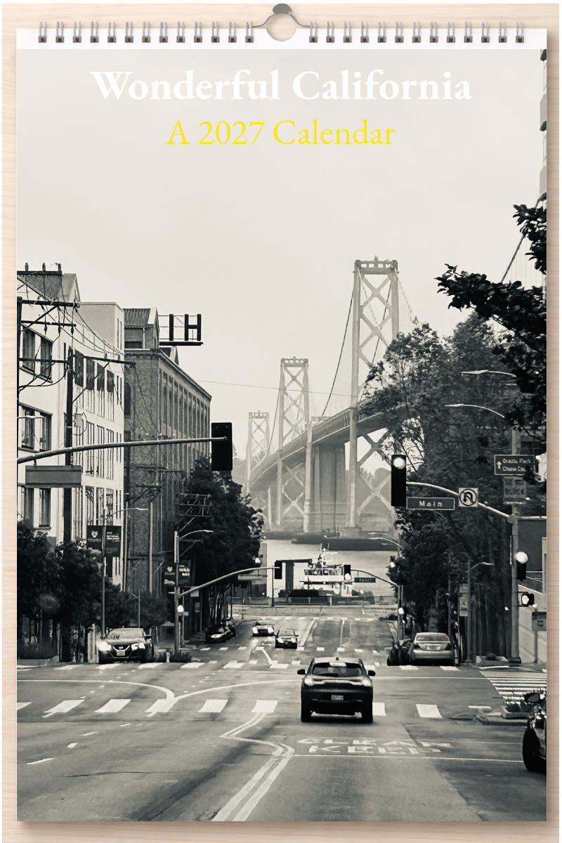 Wonderful California: A 2027 Calendar