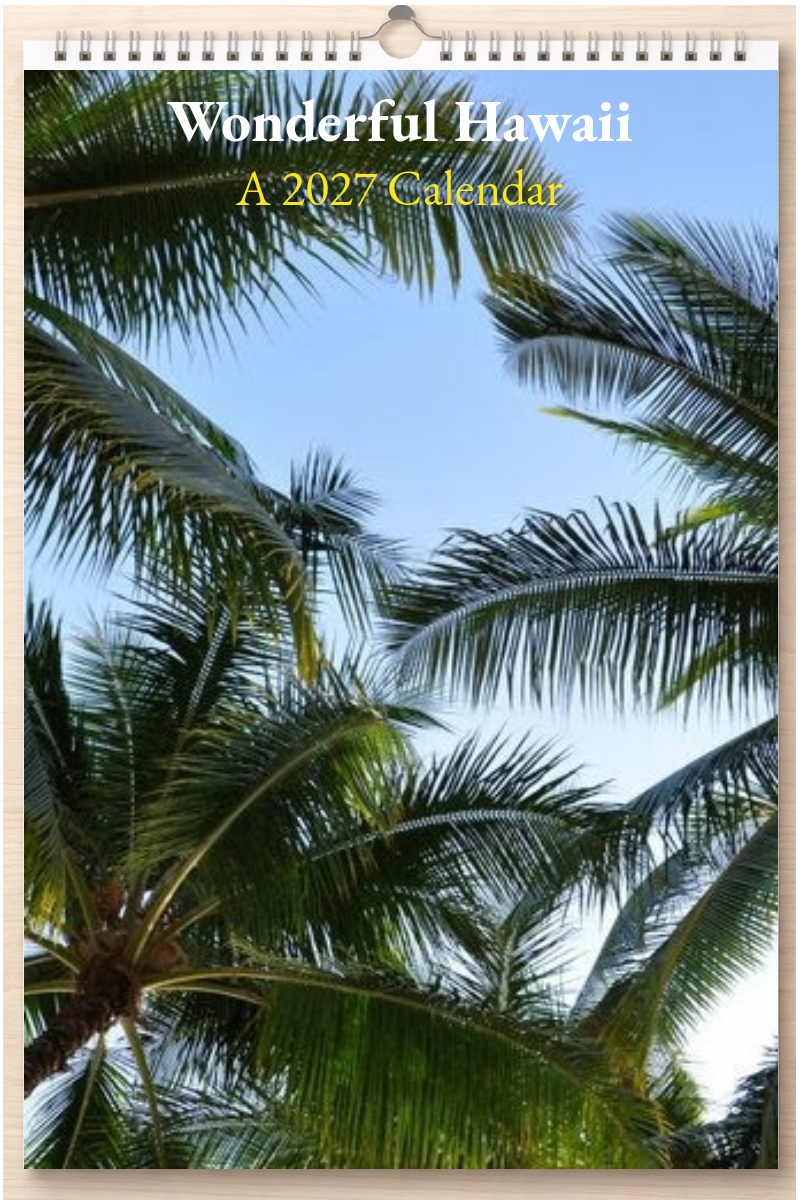 Wonderful Hawaii: A 2027 Calendar