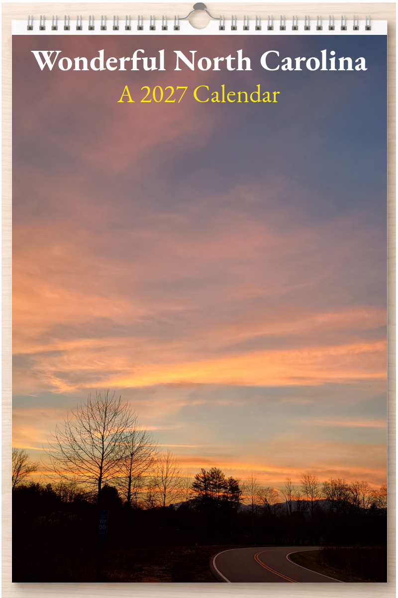 Wonderful North Carolina: A 2027 Calendar