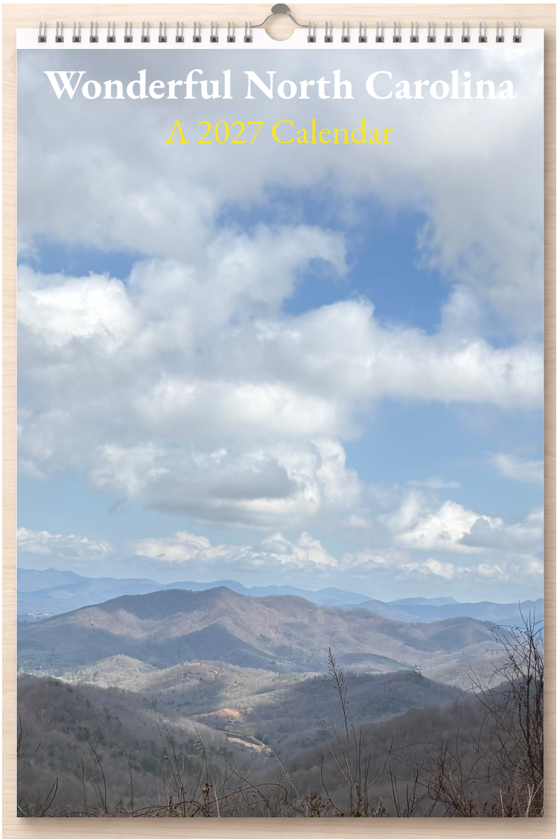 Wonderful North Carolina: A 2027 Calendar