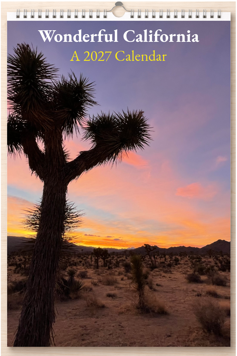 Wonderful California: A 2027 Calendar
