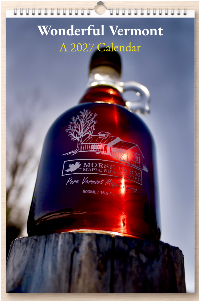 Wonderful Vermont: A 2027 Calendar