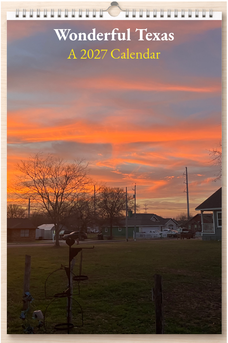 Wonderful Texas: A 2027 Calendar