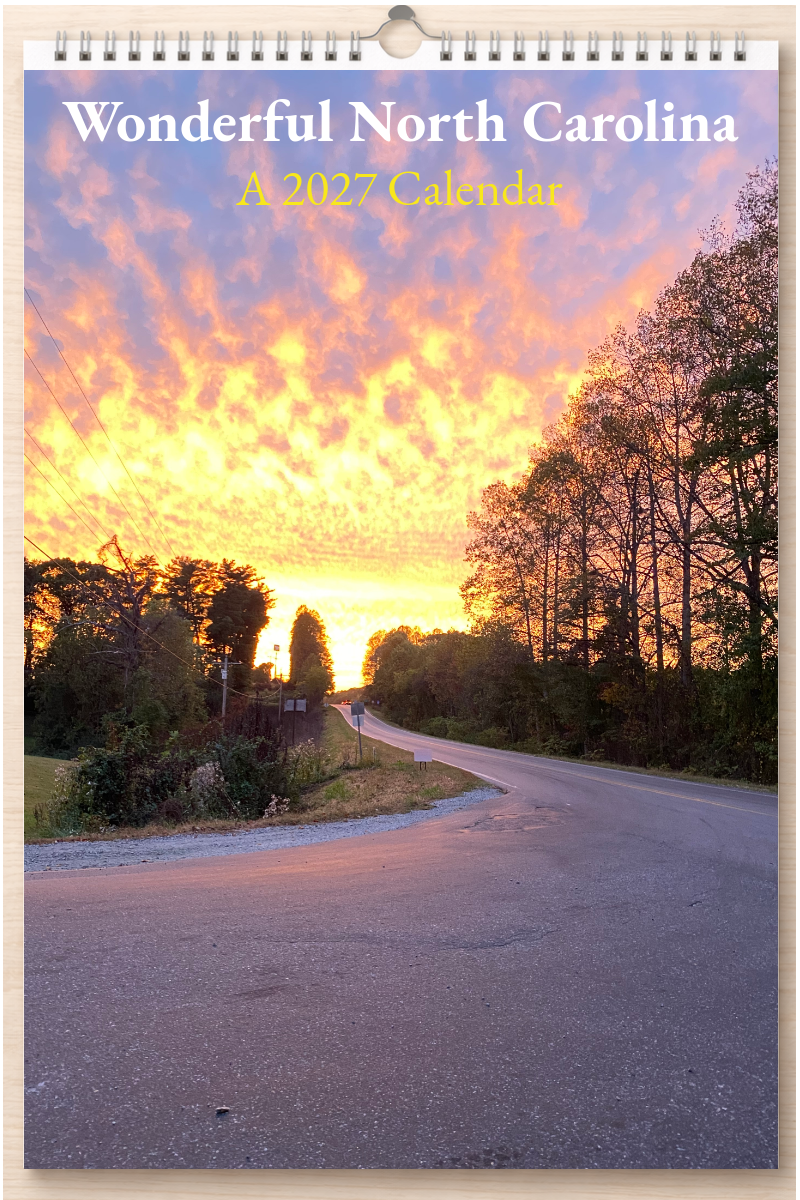 Wonderful North Carolina: A 2027 Calendar