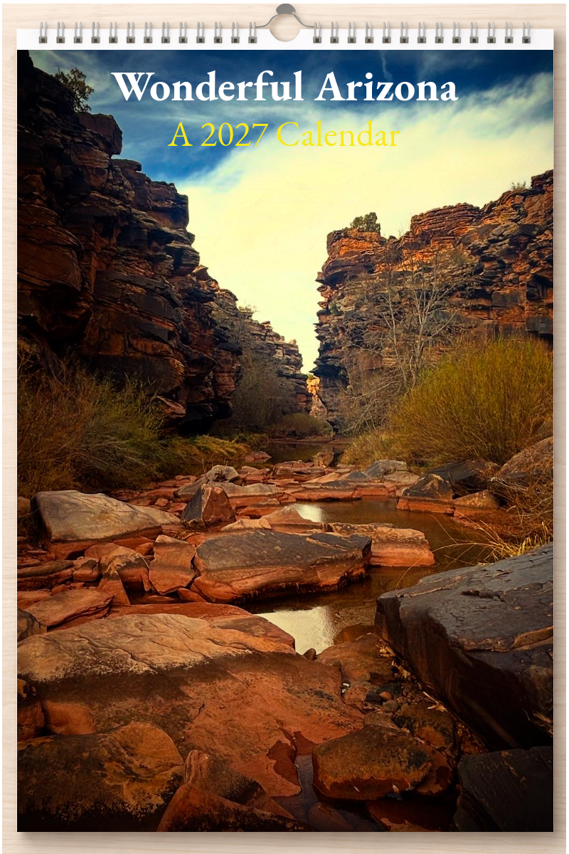 Wonderful Arizona: A 2027 Calendar