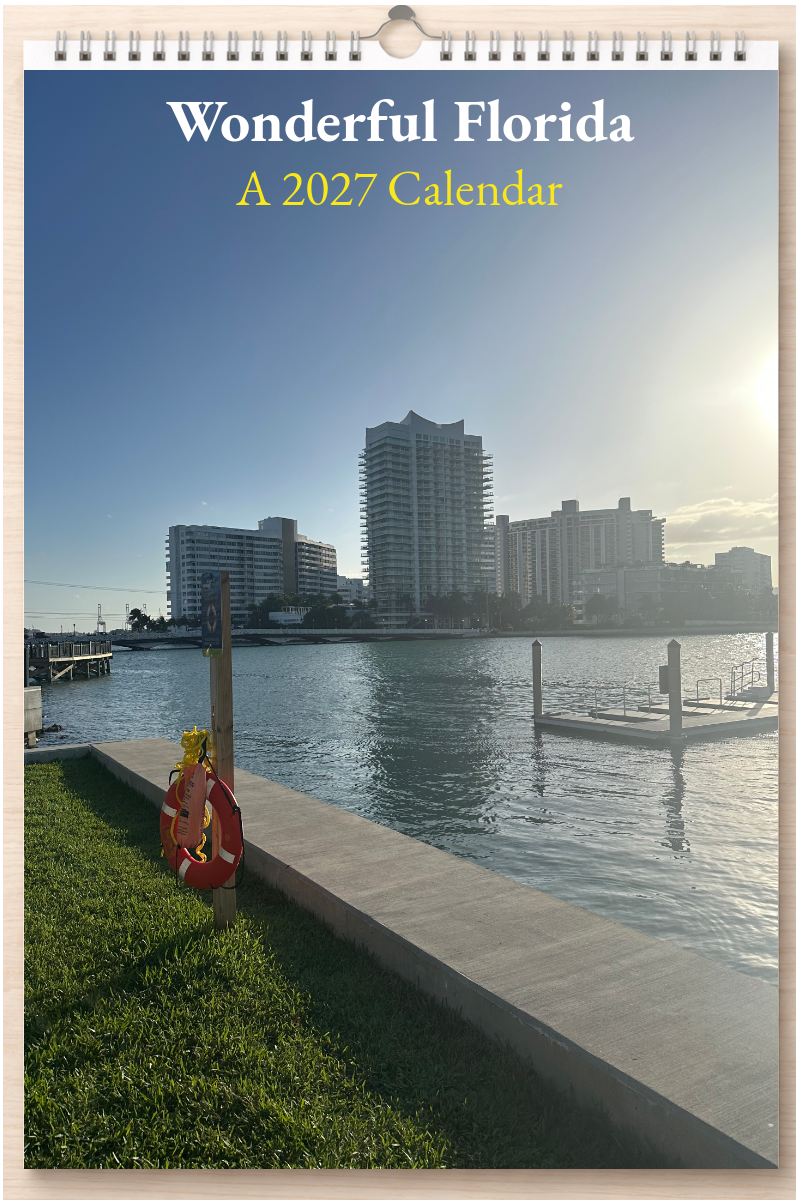 Wonderful Florida: A 2027 Calendar