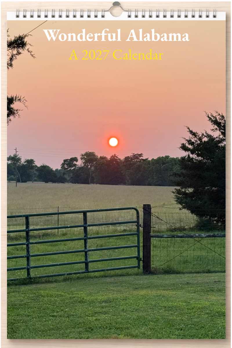 Wonderful Alabama: A 2027 Calendar