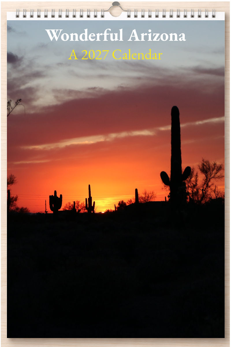 Wonderful Arizona: A 2027 Calendar