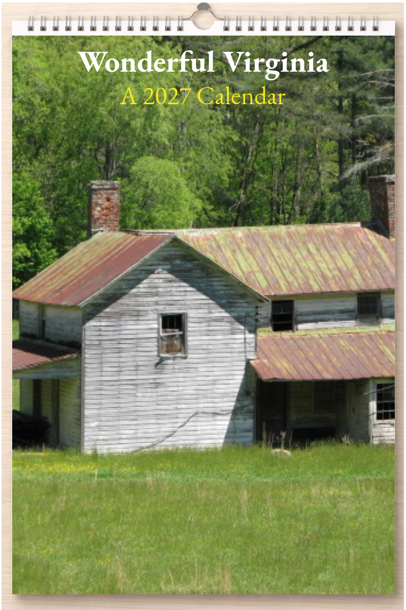 Wonderful Virginia: A 2027 Calendar