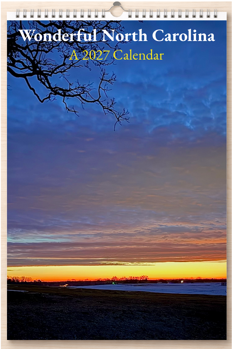 Wonderful North Carolina: A 2027 Calendar