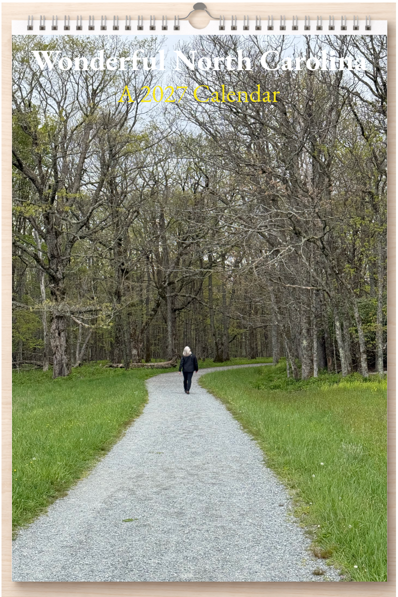 Wonderful North Carolina: A 2027 Calendar
