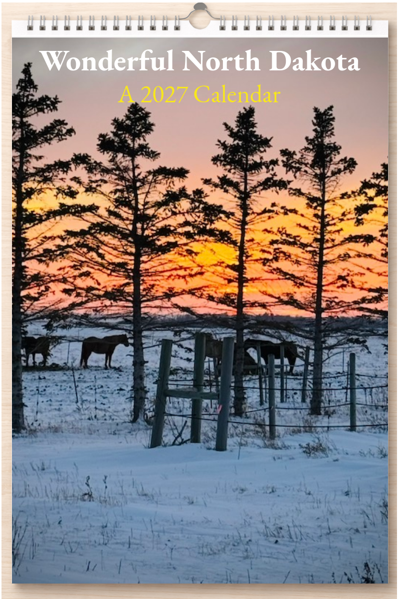 Wonderful North Dakota: A 2027 Calendar