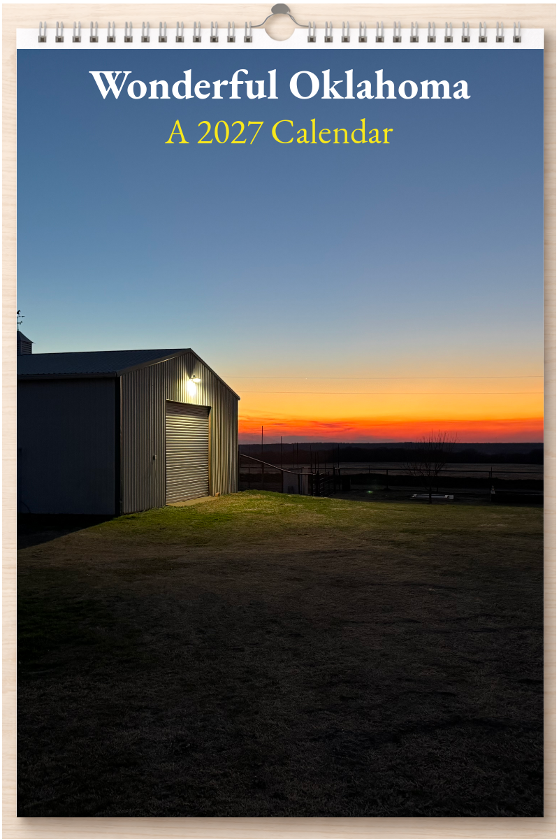 Wonderful Oklahoma: A 2027 Calendar