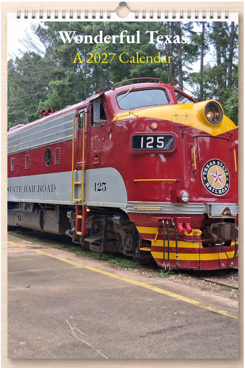Wonderful Texas: A 2027 Calendar