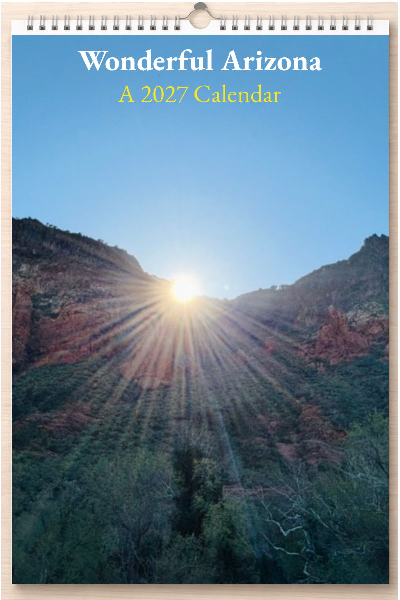 Wonderful Arizona: A 2027 Calendar