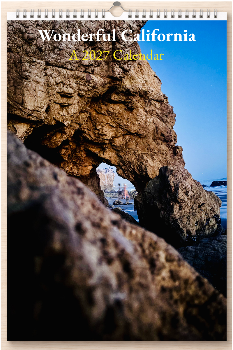 Wonderful California: A 2027 Calendar