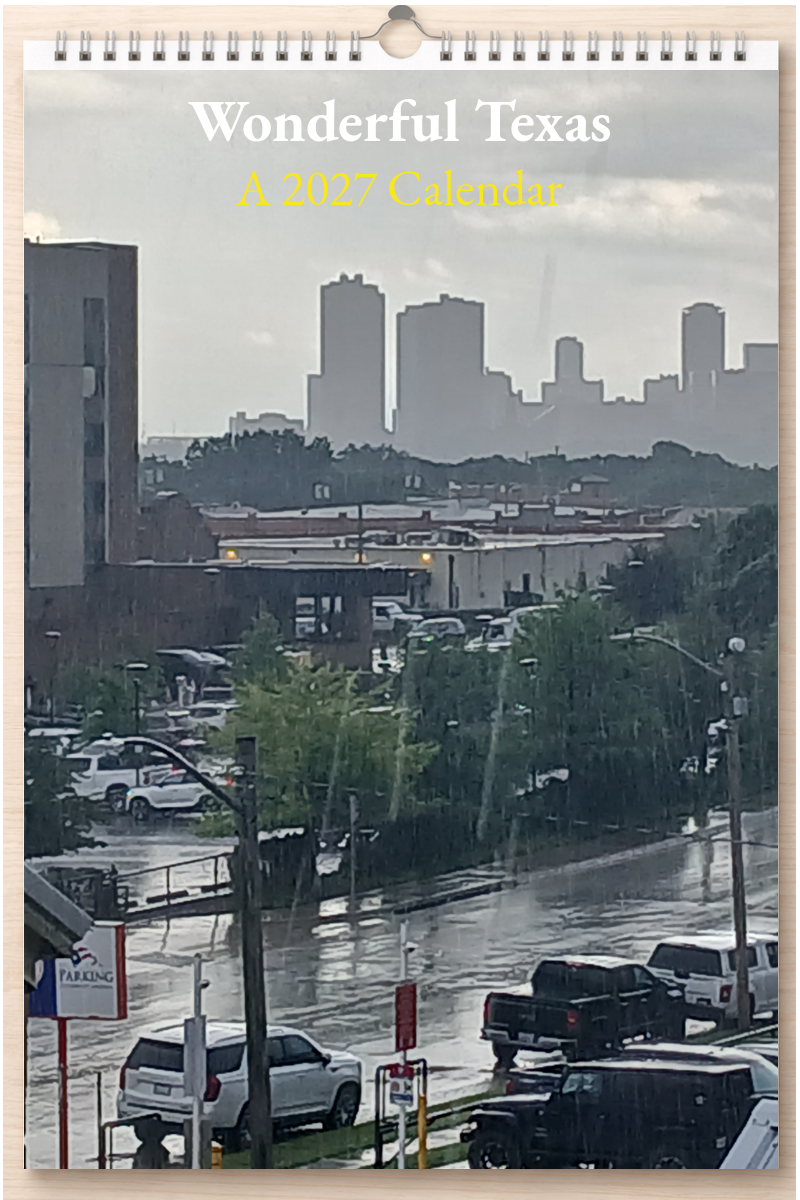 Wonderful Texas: A 2027 Calendar