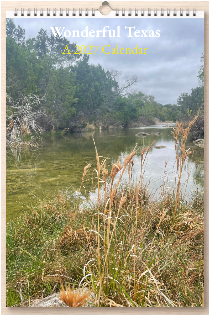Wonderful Texas: A 2027 Calendar