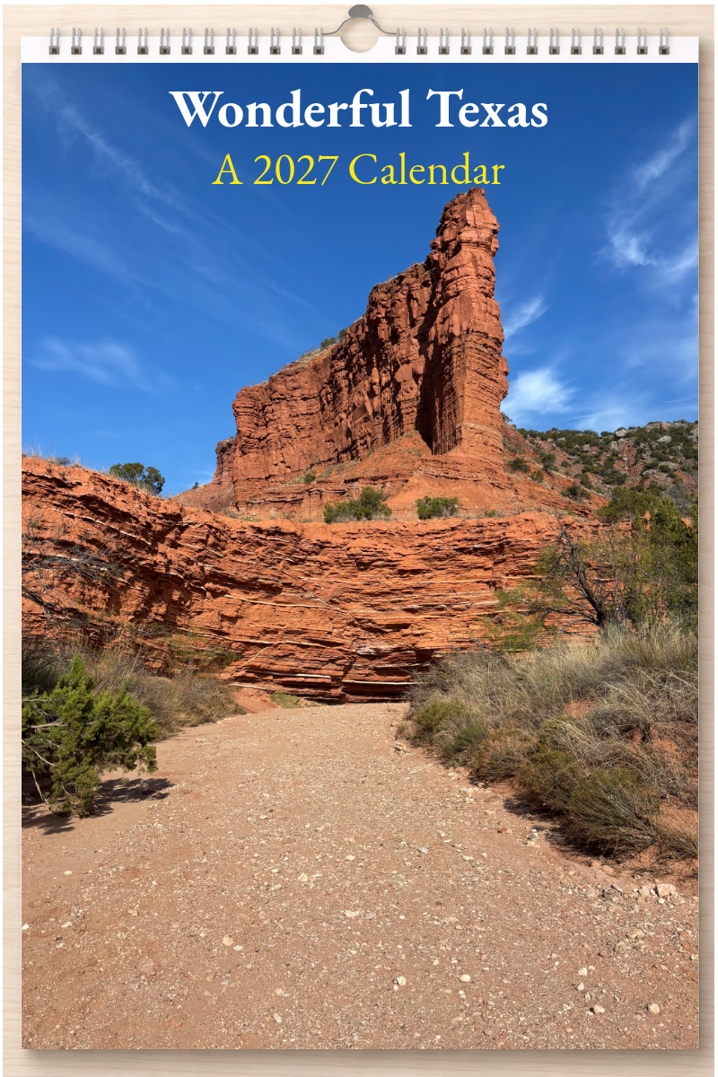 Wonderful Texas: A 2027 Calendar