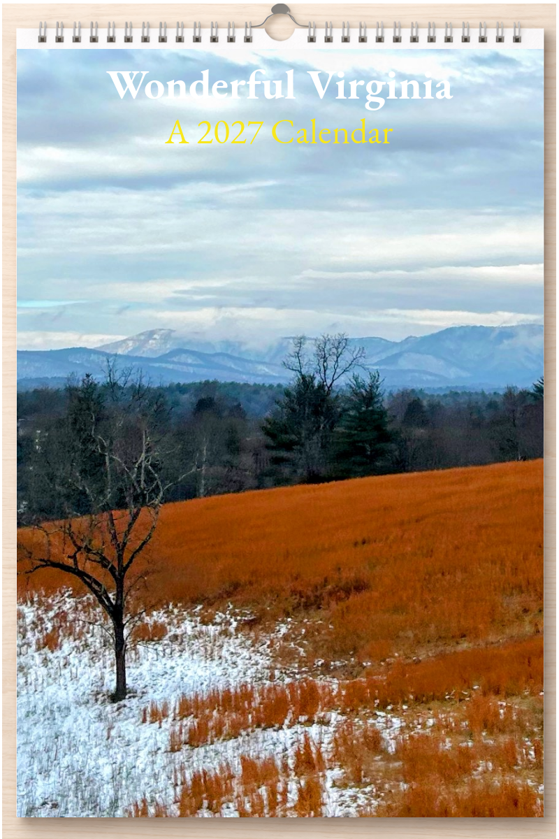 Wonderful Virginia: A 2027 Calendar
