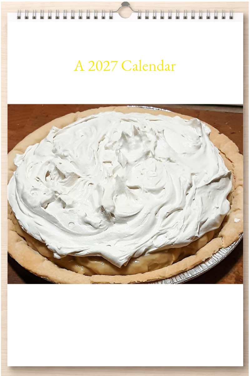 Amazing Baking: A 2027 Calendar