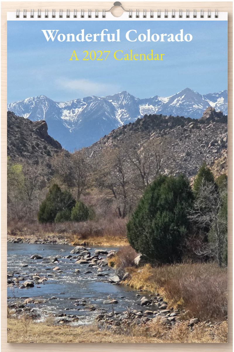 Wonderful Colorado: A 2027 Calendar