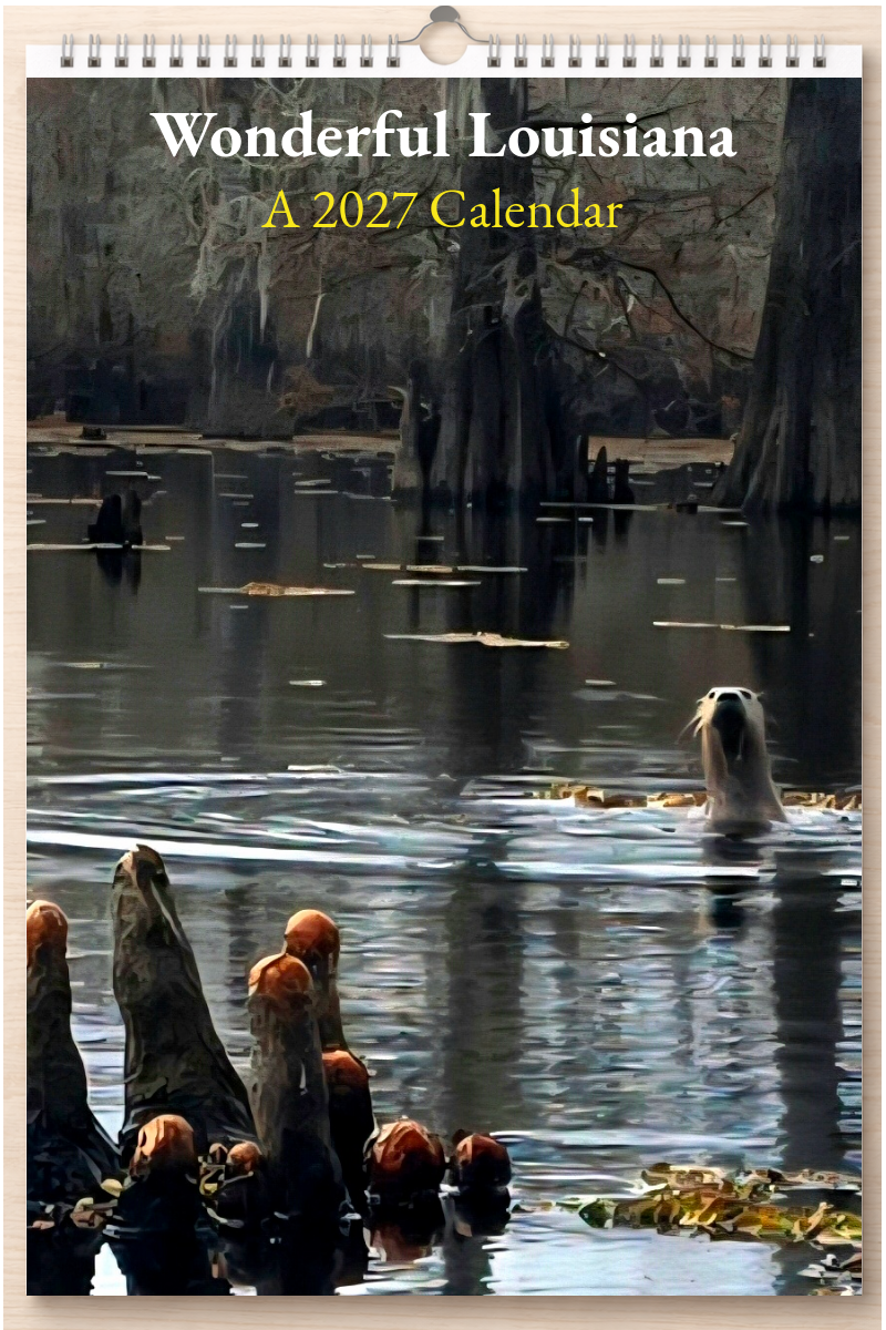 Wonderful Louisiana: A 2027 Calendar