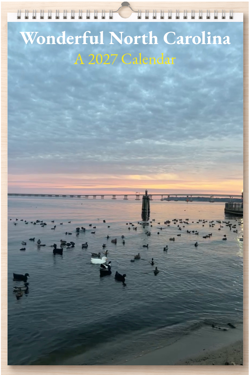 Wonderful North Carolina: A 2027 Calendar