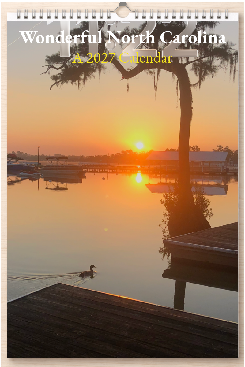 Wonderful North Carolina: A 2027 Calendar